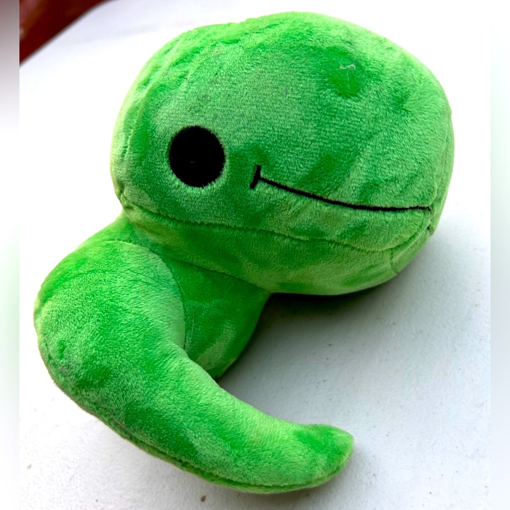 TINY SNEK plushie! Soft green snek from Tiny Snek comics